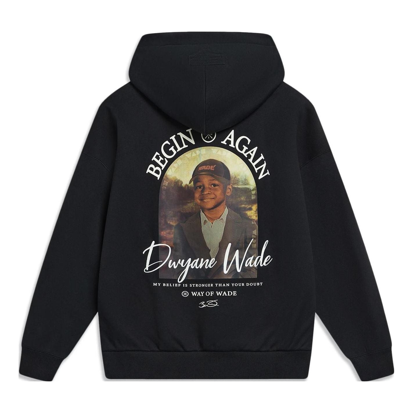Суитчър Li-Ning Way Of Wade Photo Graphic Hoodie Черно | AWDT943-1, 0