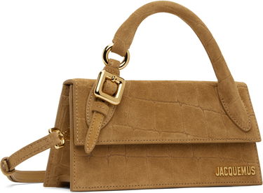 Дамска чанта Jacquemus Jacquemus La Croisière 'The long Chiquito with buckle' Suede Bag Кафяво | 25E233BA326-3243, 1
