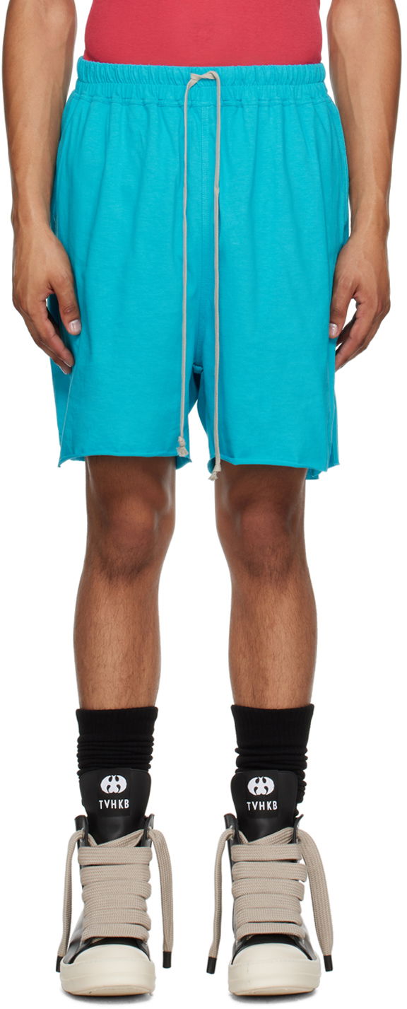 Къси панталони Rick Owens SSENSE x TVHKB Edition Shorts Тюркоазено | RN02C4397 RN, 0