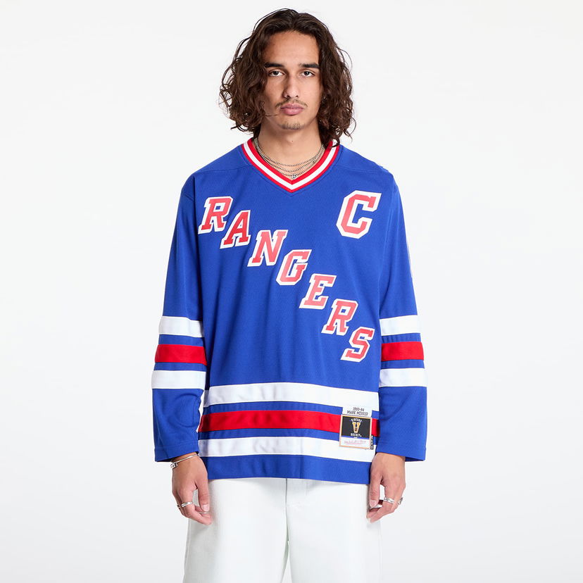 Фланелка Mitchell & Ness New York Rangers 11 Mark Messier NHL Dark Jersey Royal Синьо | RJY75574 Royal