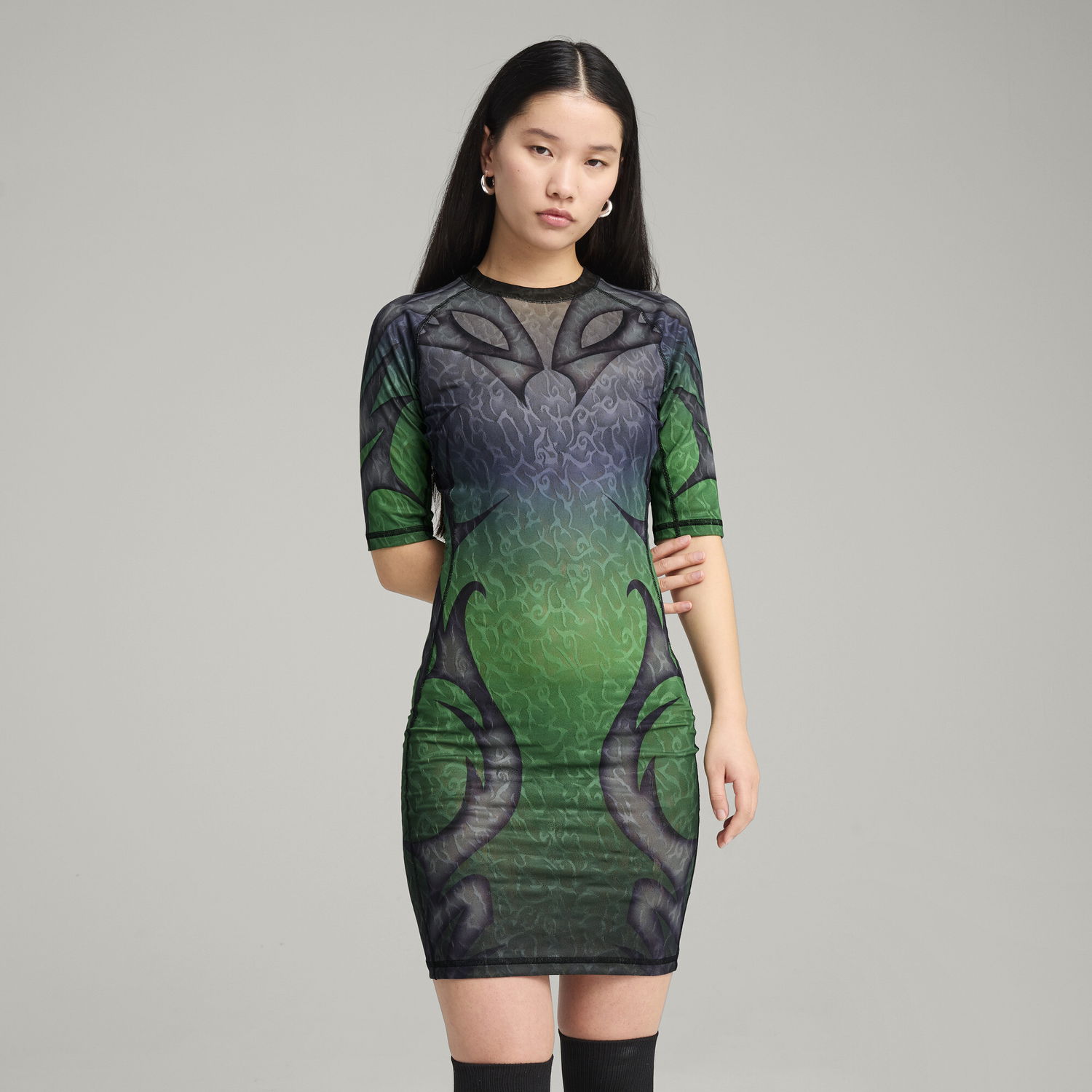 Pокля Puma PUMA x ARIES Women's Tight Dress Зелено | 631076_51, 0