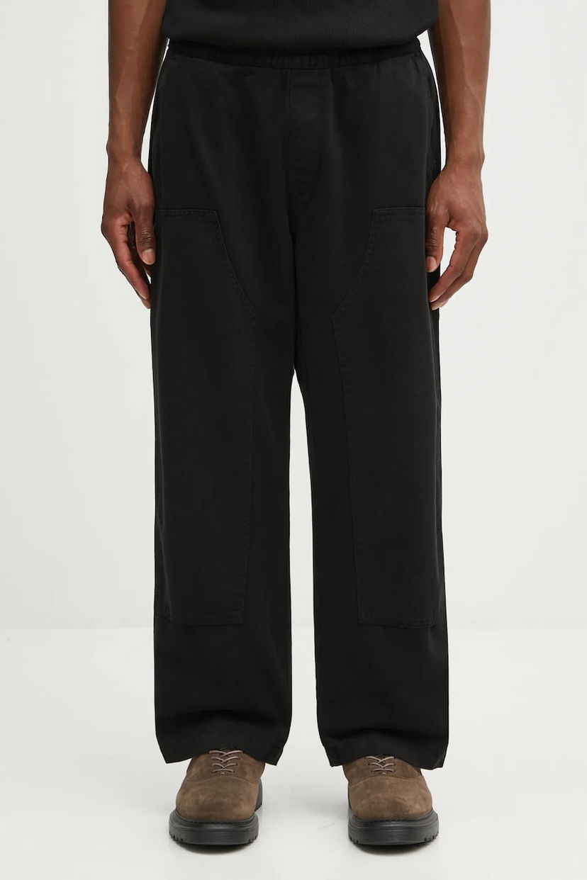Панталони Carhartt WIP Cotton Crawton Pant Черно | I035657.89GD