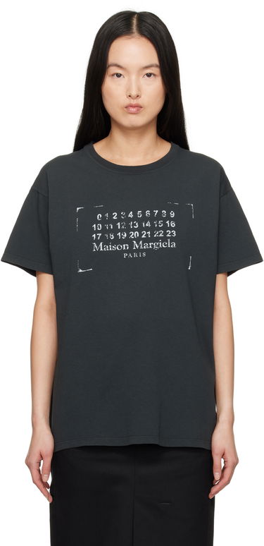 Тениска Maison Margiela Maison Margiela Stamp Logo T-Shirt Черно | S51GC0534 S24575, 0