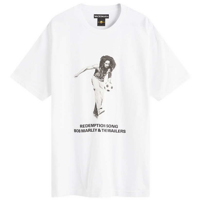 Тениска WACKO MARIA Bob Marley Print T-Shirt Бяло | BOBMARLEY-WM-TEE05-WHT