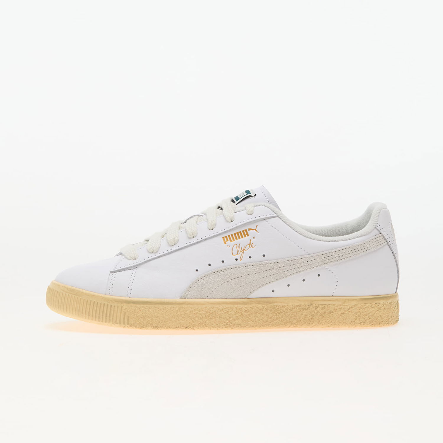 Кецове и обувки Puma Clyde Vintage White Бяло | 39468704, 0
