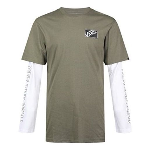 Тениска Vans Long Sleeve T-Shirt Зелено | VN0A54IGDB0, 0