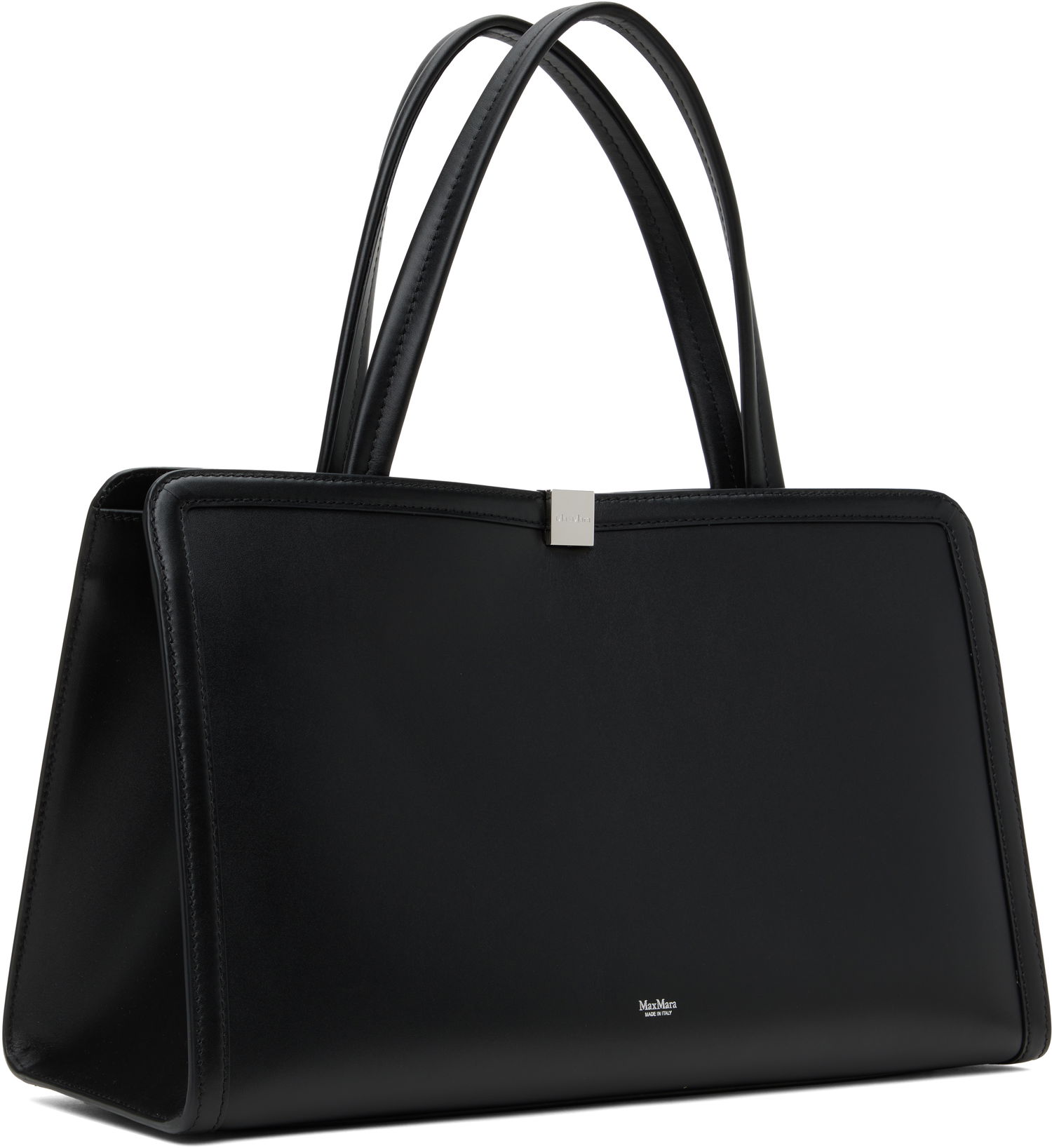 Голяма пазарска чанта Max Mara Bianca Tote Bag Черно | 2424516022600 MM81169, 1