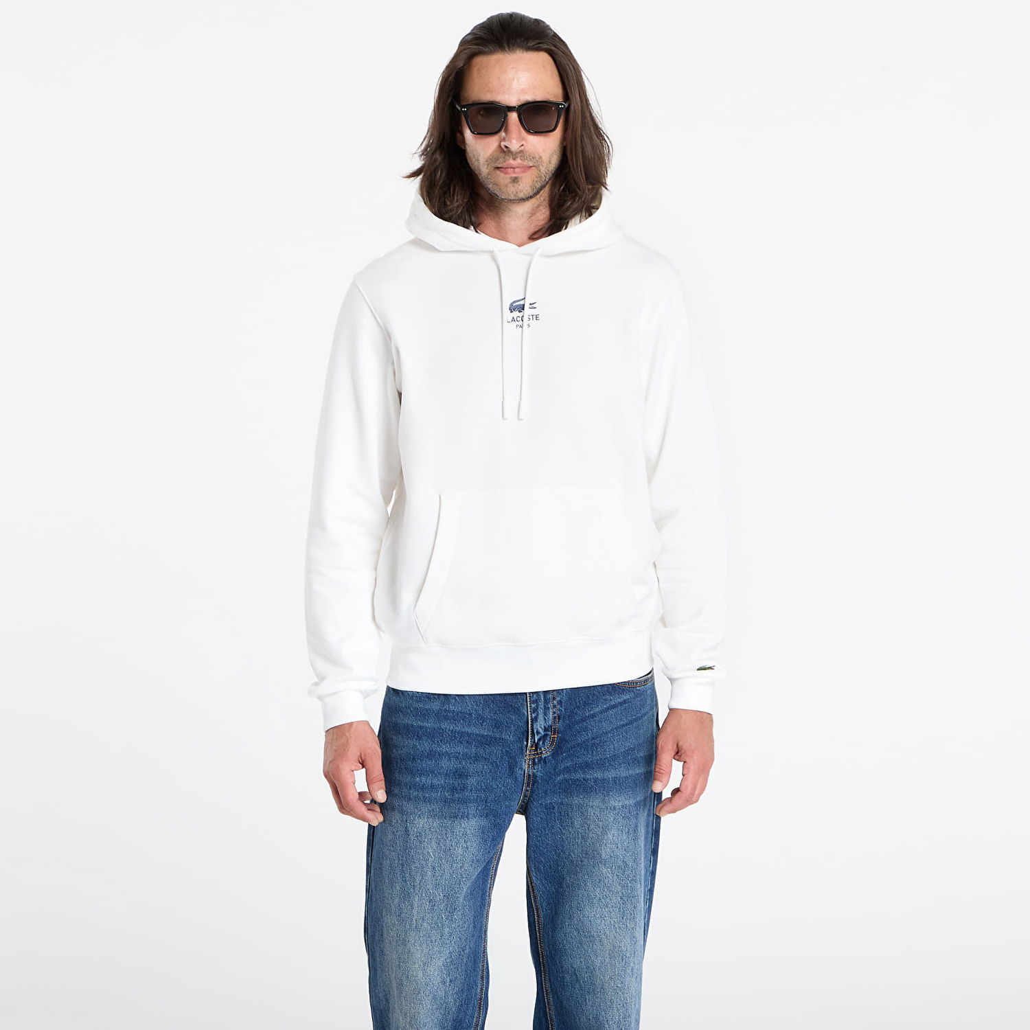 Суитчър Lacoste LACOSTE Men's Hoodie Бяло | SH2740 70V, 0