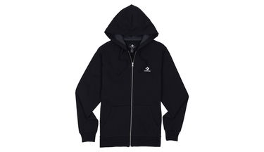 Суитчър Converse Embroidered Full-Zip Hoodie Черно | 10020341-A01, 1