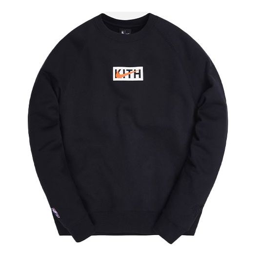Пуловер KITH Fleece Crewneck New York Knicks Черно | CZ1791-010, 0