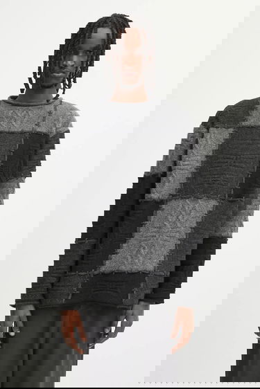 Пуловер ADER ERROR Patchwork Textured Knit Sweater with Exposed Stitching Многоцветен | BO01FWKT0301BK, 0