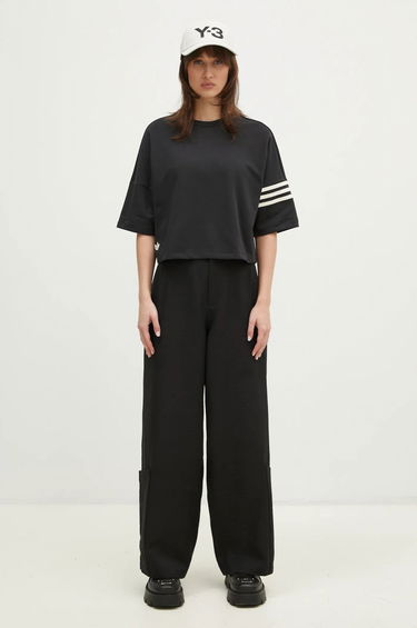 Панталони Y-3 Y-3 Sport Uniform Wide Leg High Waist Pants Черно | JD1759, 4