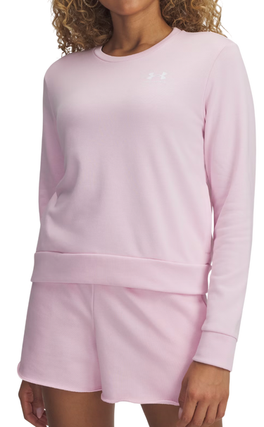 Пуловер Under Armour Under Armour Rival Terry Crew Sweatshirt Розово | 1389659-647, 0