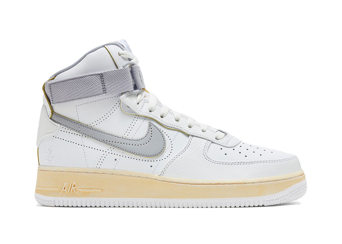 Кецове и обувки Nike Air Force 1 High Double Layer White Бяло | DV4245-101, 0
