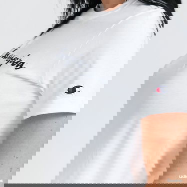 Тениска Champion Script Logo Бяло | 114472 WW001, 3