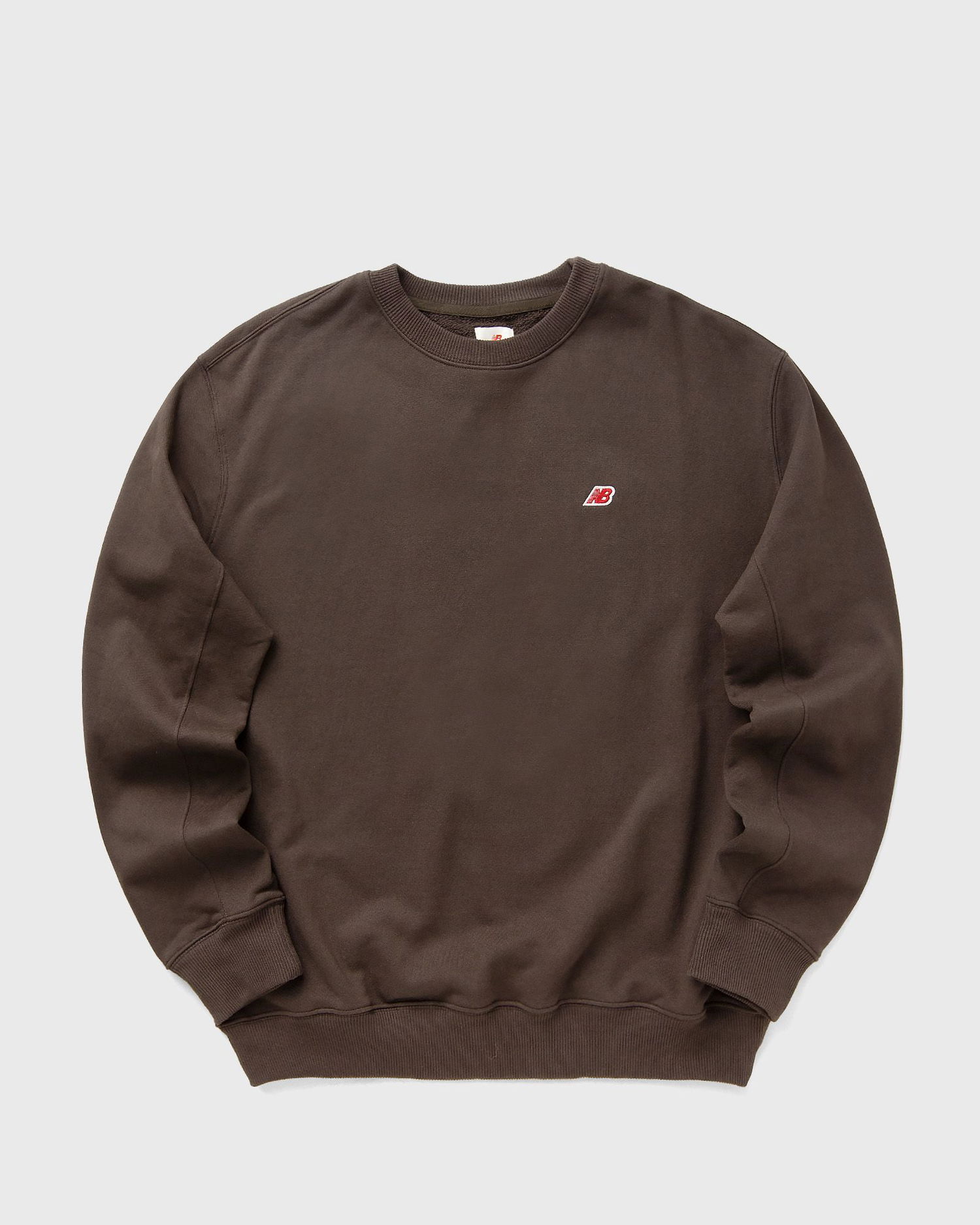 Суитчър New Balance Core Crewneck Sweatshirt Кафяво | MT43541-RHE, 0
