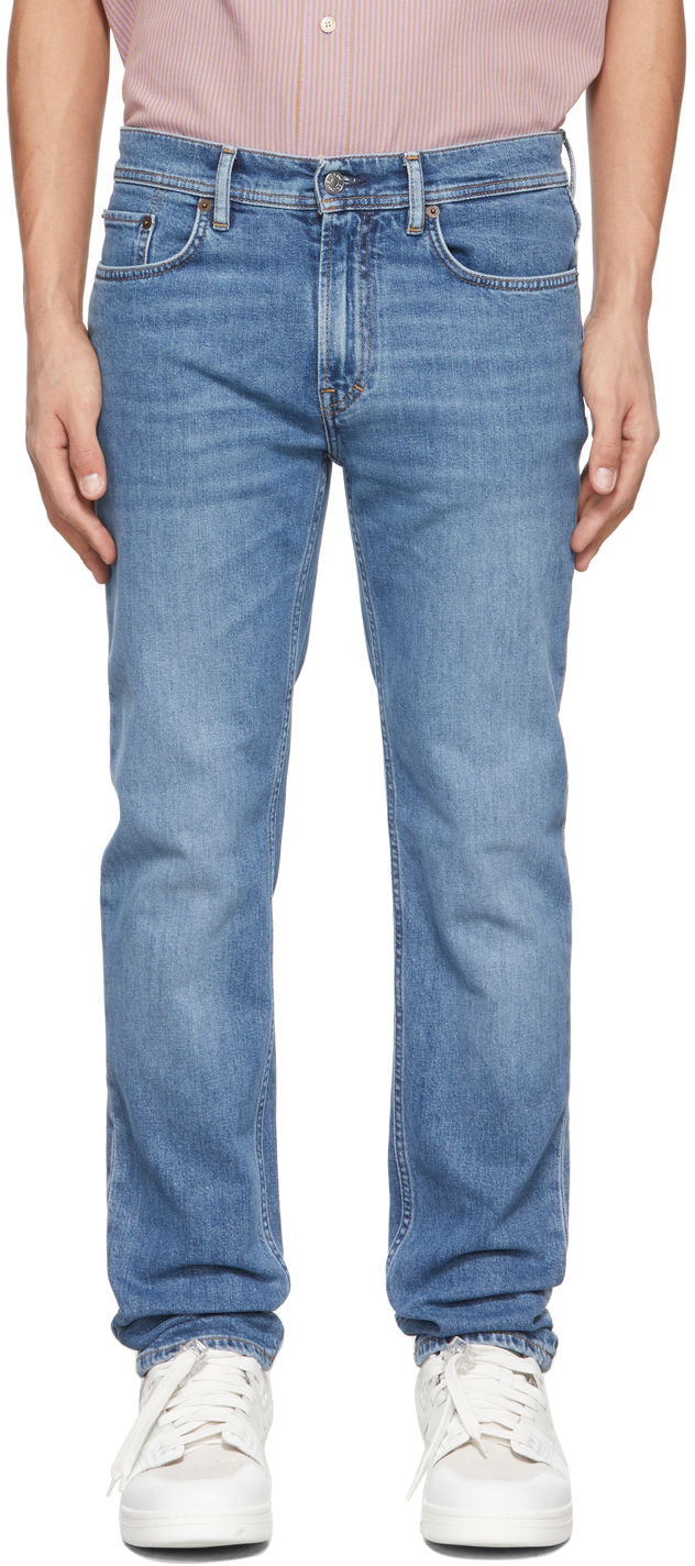 Дънки Acne Studios Skinny Fit Jeans Синьо | B00148-, 0