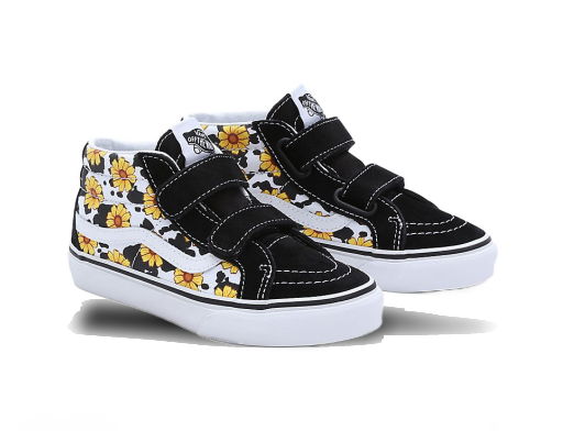 Скеитбординг Vans Chaussures À Scratch Cow Floral Sk8-mid Reissue Enfant ( Черно | VN00018T6GL