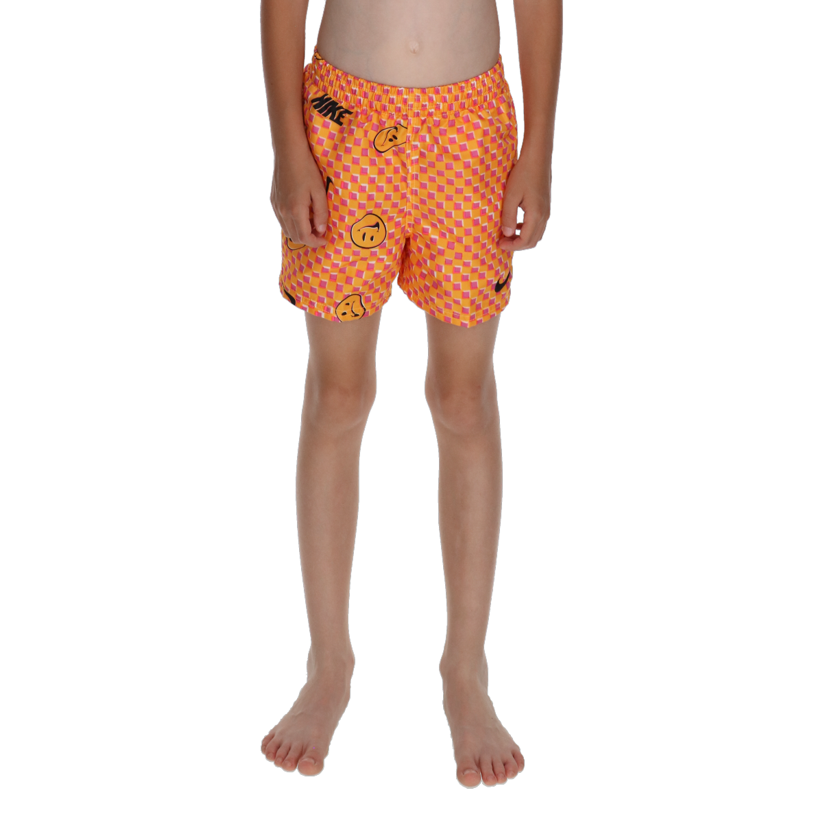 Бански Nike 4-inch Volley Swim Shorts with Smiley Checkerboard Pattern Многоцветен | NESSD808-724, 0