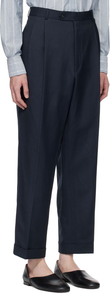 Панталони Maison Margiela Maison Margiela Turn-up Trousers Тъмно синьо | S50KA0669 M35287, 1