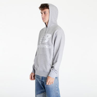 Суитчър New Balance Essentials Pullover Hoodie Athletic Сиво | MT03558AG, 1