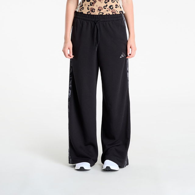 adidas Animal Print 3-Stripes Open Hem Pants