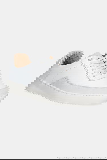 Кецове и обувки Filling Pieces Filling Pieces Mondo Squash Suede Бяло | 46733332035, 0