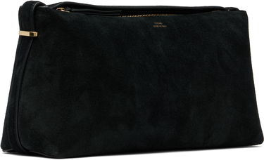 Дамска чанта TOTEME Belted Suede Clutch Черно | 253-WAL0093-LE0004, 1