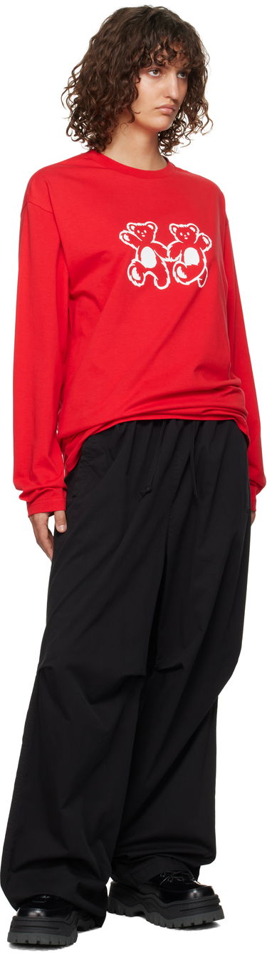 Карго панталони We11done We11done Tucked Wide Trousers Черно | WD-PT3-24-262-U-BK, 3