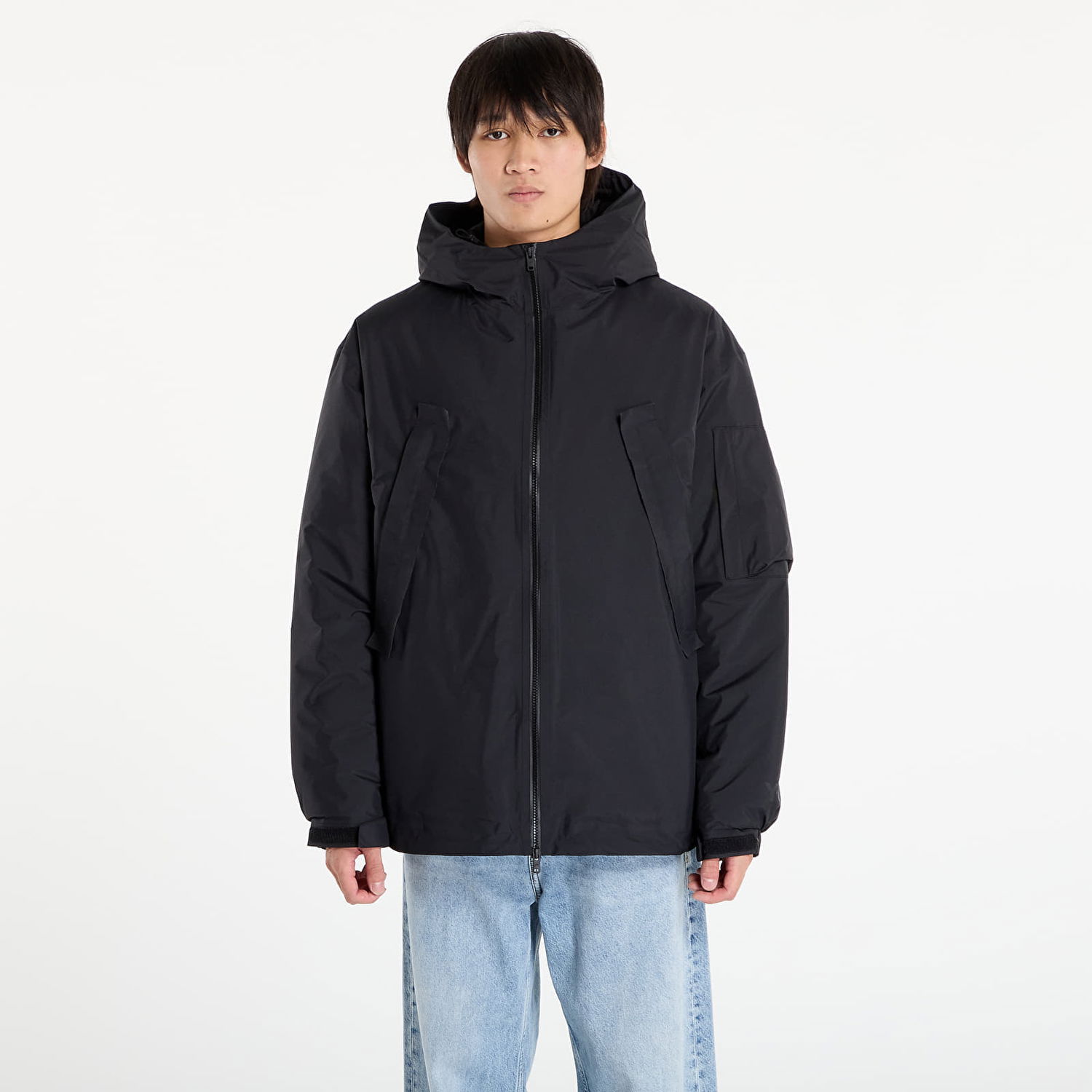 Яке Y-3 Y-3 Graphic Hooded Jacket Черно | JW4619, 0
