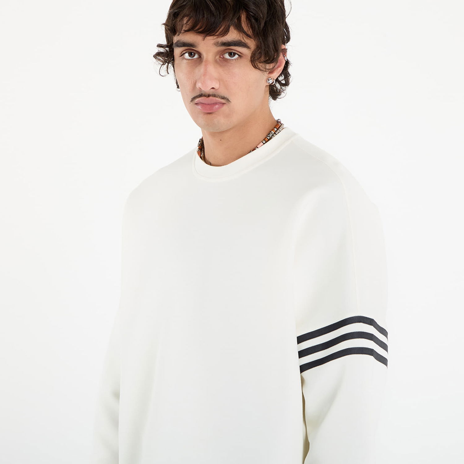 Суитчър adidas Performance Neuclassics Oversized Crew Sweatshirt Бяло | JW7919, 1