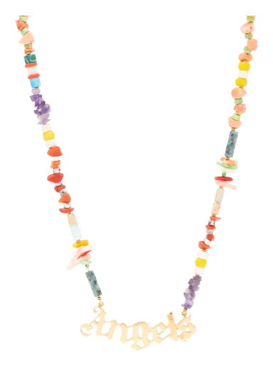 Колие Palm Angels Angels Beads Necklace Бежово | PWOB079S23MAT0018476