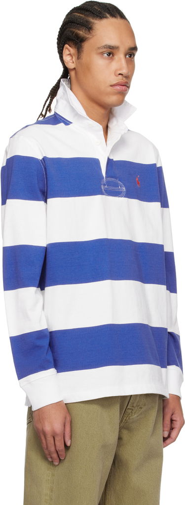 Поло тениска Polo by Ralph Lauren Ralph Lauren 'The Iconic Rugby' Shirt Синьо | 710900566019, 1