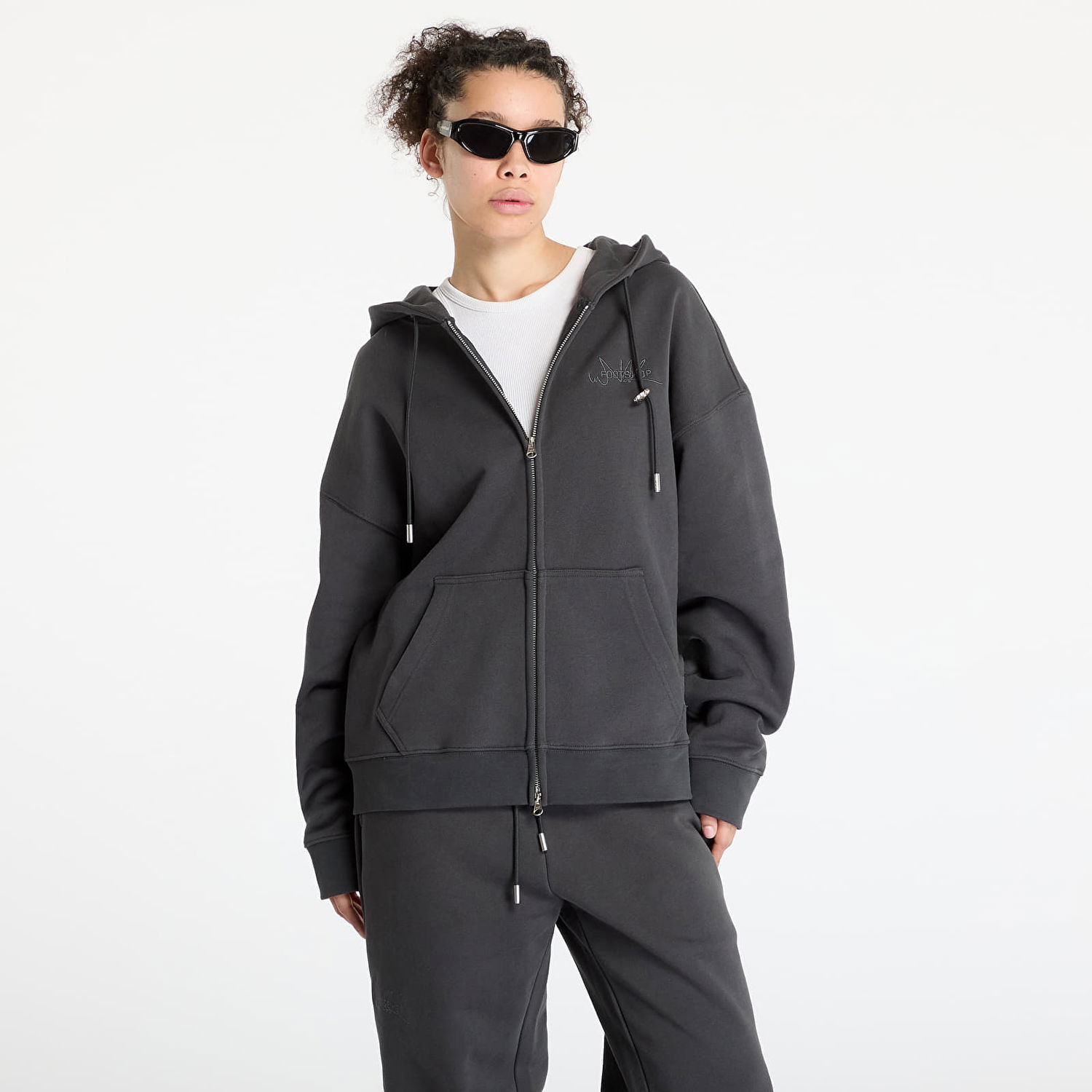 Суитчър Footshop FTSHP Everyday Zip Hoodie Сиво | FTSHP_436, 1