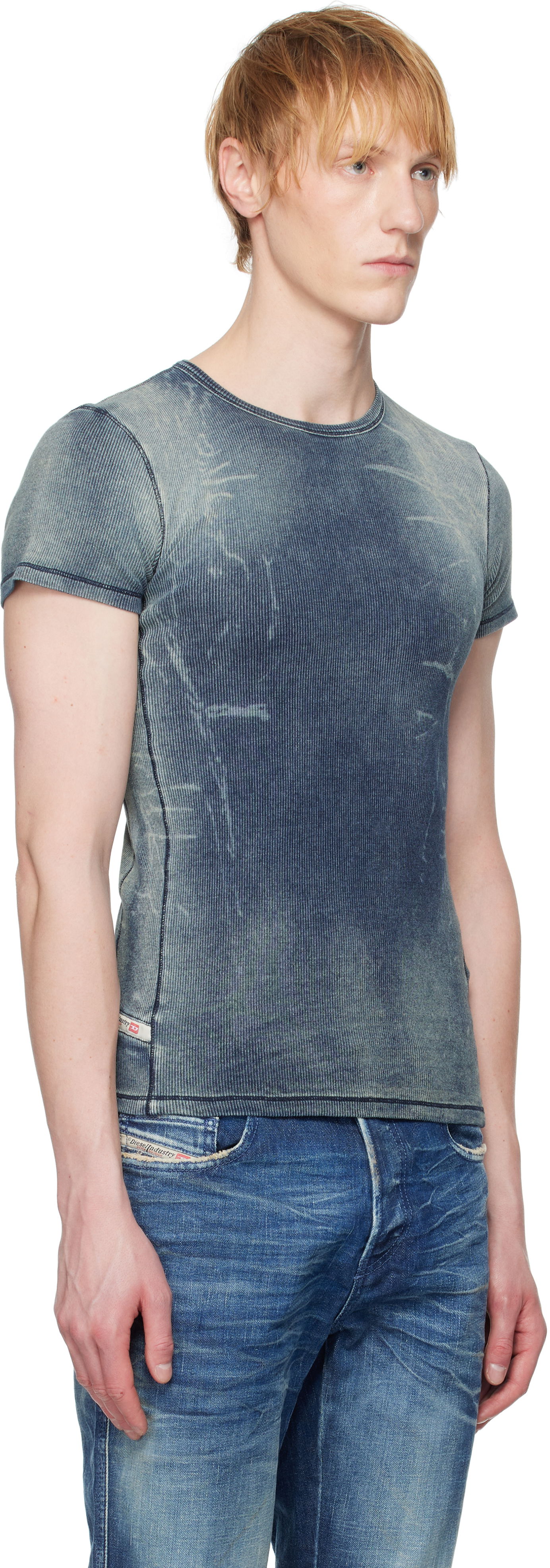 Тениска Diesel Diesel T-Hans Slim Fit T-Shirt Синьо | A17994-0HJBE-01, 1