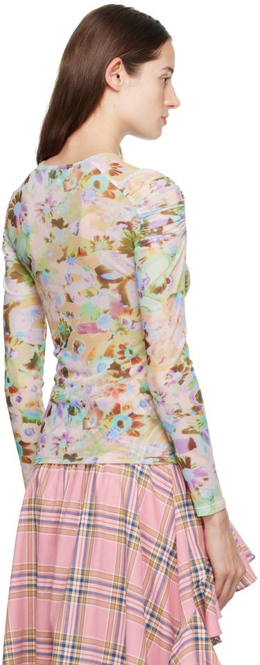 Пуловер Collina Strada Collina Strada Arc Floral Long Sleeve T-Shirt Многоцветен | XX3257, 2