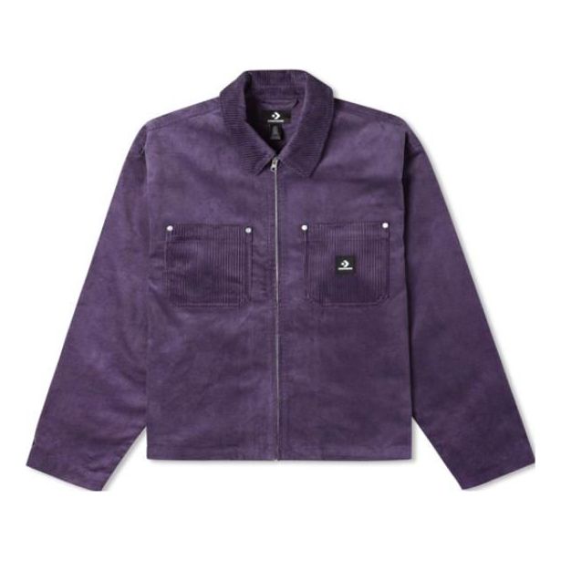 Яке Converse Lightweight Corduroy Shop Jacket Лилаво | 10023770-A02