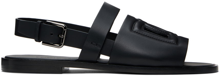 Кецове и обувки Dolce & Gabbana Dolce&Gabbana Calfskin Sandals Черно | A80433AO602, 0
