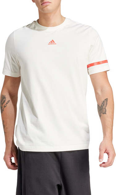 Тениска adidas Originals Brand Love Collegiate Graphic T-Shirt Бяло | is2870, 1