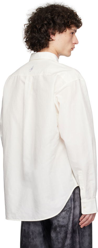 Риза JW Anderson JW Anderson Fence Print Boxy Shirt Бяло | SH0362-PG1698, 2