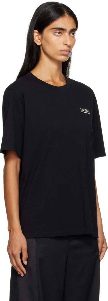 Тениска Maison Margiela MM6 Maison Margiela Cotton Jersey T-Shirt Черно | SH2GC0031 M20048, 1