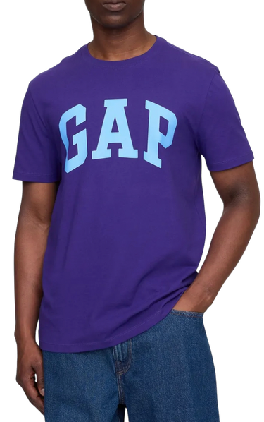 Тениска GAP Everyday Soft Logo T-shirt Лилаво | 856659-37, 0