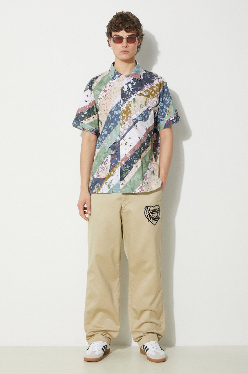 Риза Engineered Garments Camp Shirt Regular Синьо | OR019.WF094, 1