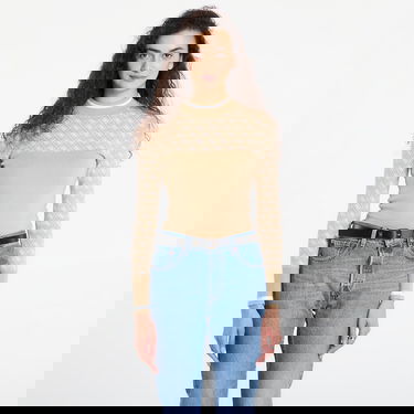 Пуловер GUESS Long Sleeve Mock Neck Aubrey 4G Patterned Sweater Бежово | W5BR24Z3JD2-FNI4, 0