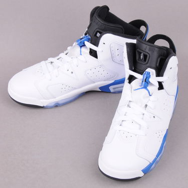Кецове и обувки Jordan Air Jordan 6 Retro ''Sport Blue'' BG Бяло | 384665-107, 2