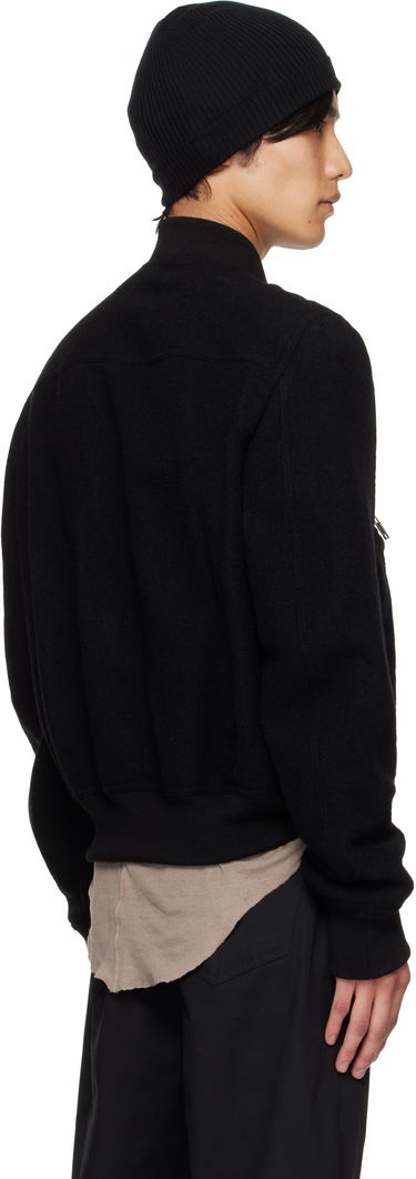 Яке бомбър Rick Owens Rick Owens Bauhaus Flight Jacket Черно | RU02E1749 WBD, 2