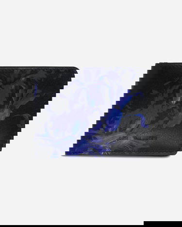 Портфейл Dries Van Noten Dries Van Noten Floral Print Leather Wallet Черно | 252-022110-598 504, 2
