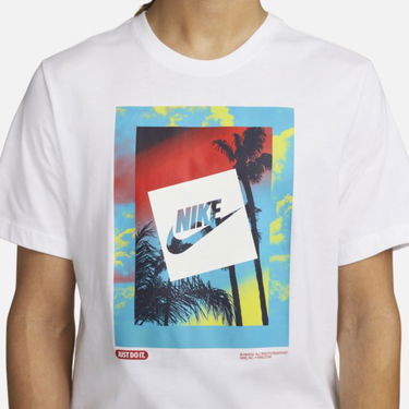 Тениска Nike Sportswear T-Shirt with Palm Graphic Бяло | DR8071-100, 3