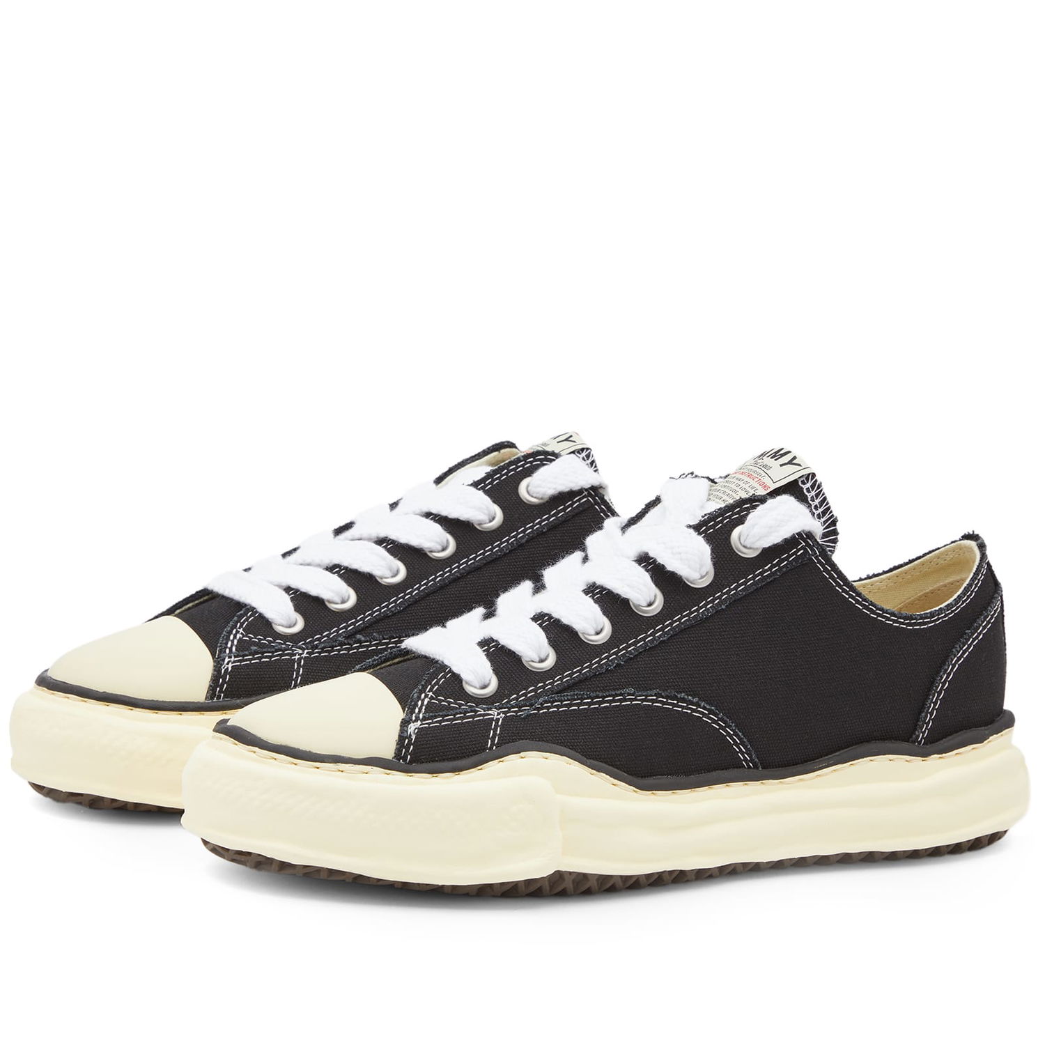 Кецове и обувки Maison MIHARA YASUHIRO Peterson Low Vintage Sole Черно | A09FW733-BLK, 0