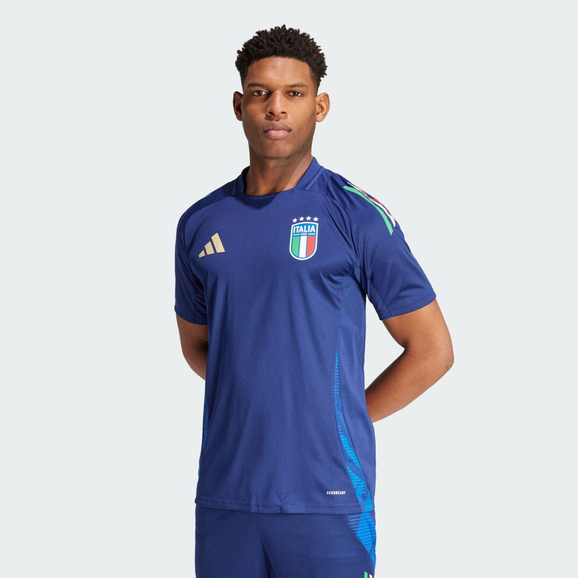 Фланелка adidas Performance Italy Tiro 24 Competition Training Тъмно синьо | IQ2174